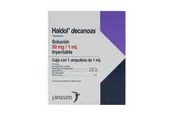 Haldol Decanoas Solución 50 mg / 1 mL Con Ampolleta De 1 mL