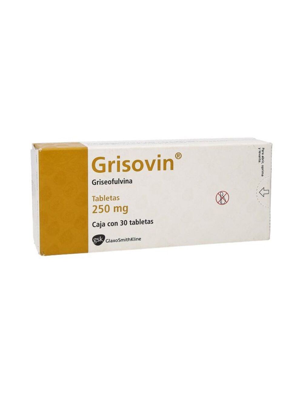 Grisovin 250mg Caja Con 30 Tabletas Grisovin 250mg Caja Con 30 Tabletas