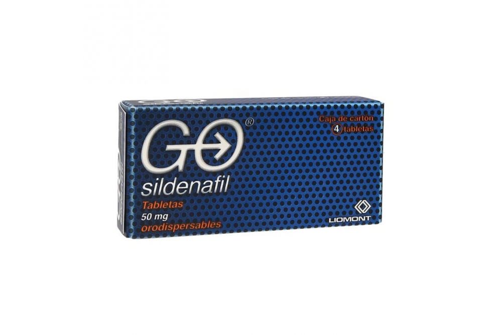 Go Sildenafil 50 mg Caja Con 4 Tabletas