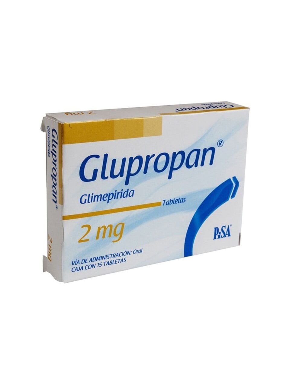 Glupropan 2 mg Caja Con 15 Tabletas