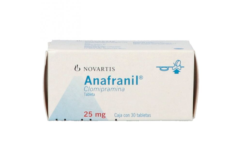 Anafranil 25 mg Caja Con 30 Tabletas - RX1