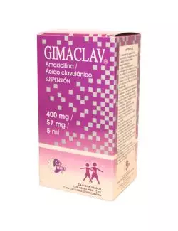 Gimaclav 400 / 57 mg Junior Suspensión Frasco Con 75 mL -RX2