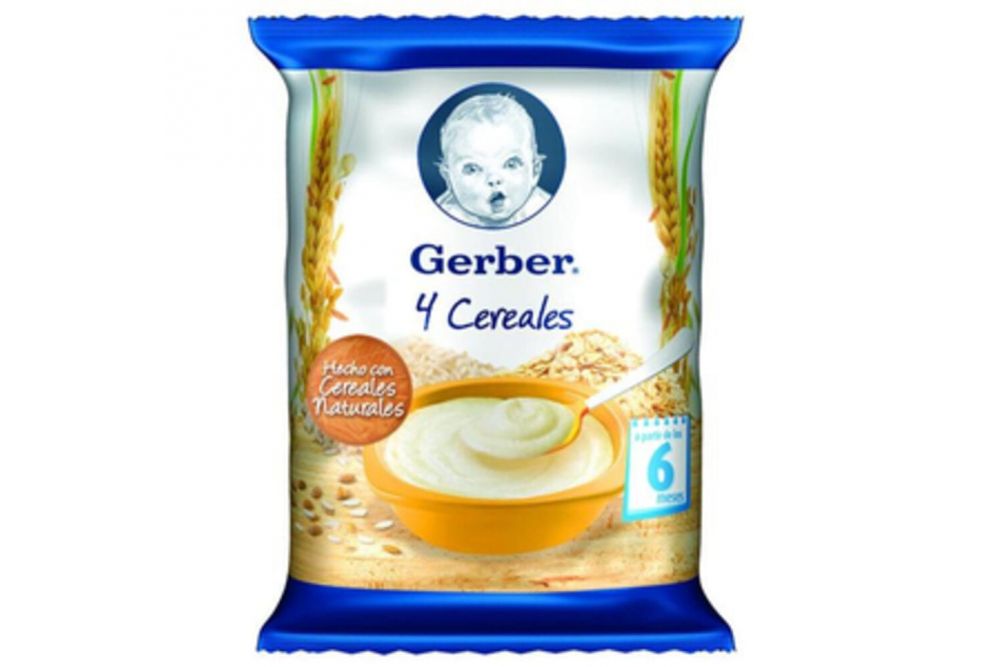 Gerber 4 Cereales 2Da Etapa Bolsa Con 120 g