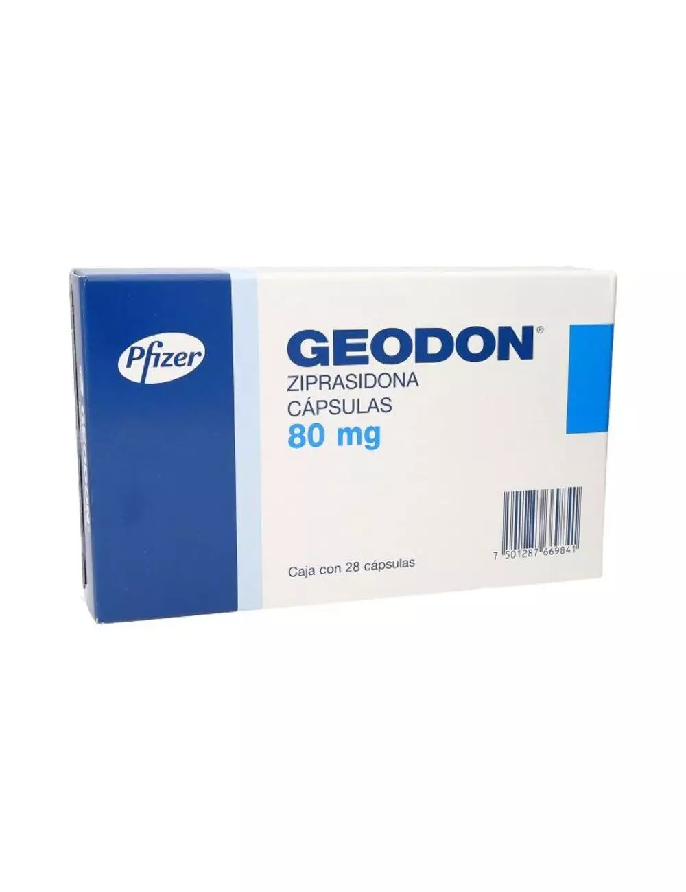 Geodon 80 mg Caja Con 28 Cápsulas