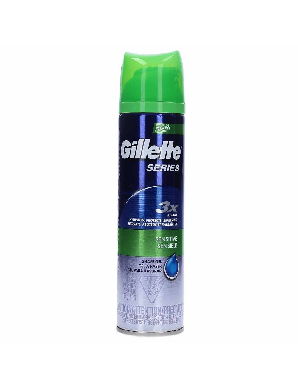GEL PARA AFEITAR GILLETTE SERIES TRIPLE PROTECCIÓN FRASCO CON 198 G GEL PARA AFEITAR GILLETTE SERIES TRIPLE PROTECCIÓN FRASCO CON 198 G