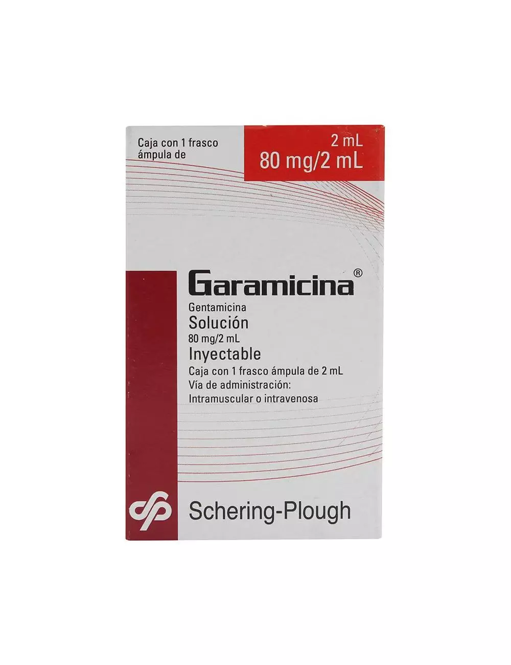 Garamicina 80mg Caja Con Ampolleta Con 2mL -RX2