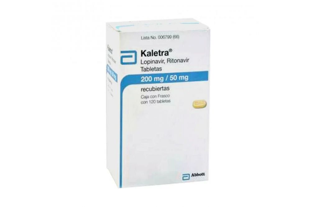 FRM-Kaletra 200 mg / 50 mg Caja Con 120 Comprimidos