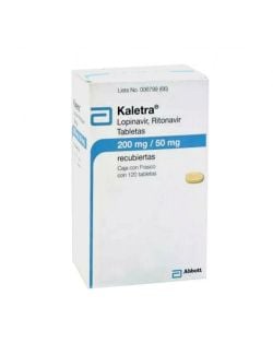 FRM-Kaletra® 200 mg/50 mg (Lopinavir y Ritonavir) - 120 tabletas - Abbott