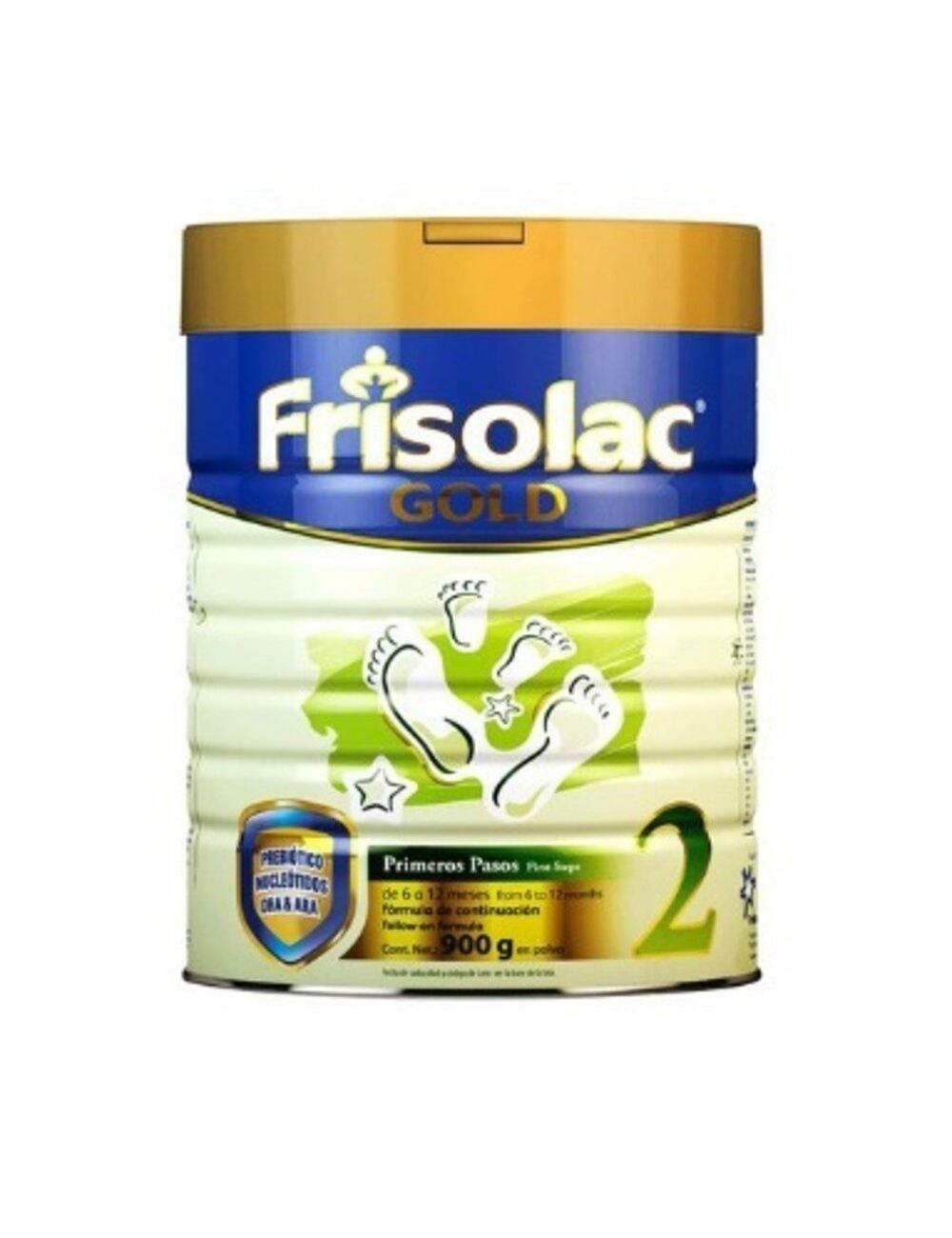 Frisolac Gold 2 6-12 Meses Lata Con 900 G