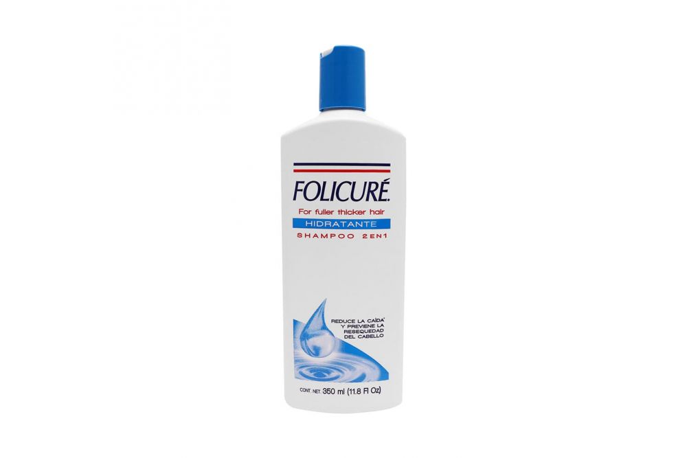 Folicuré Hidratante Shampoo 2 En 1 Botella Con 350mL