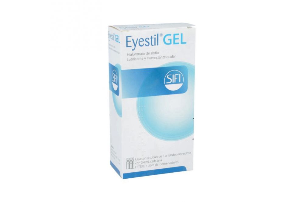 Eyestil Gel Con 4 Sobres Con 5 Unidades 4 mL c/u