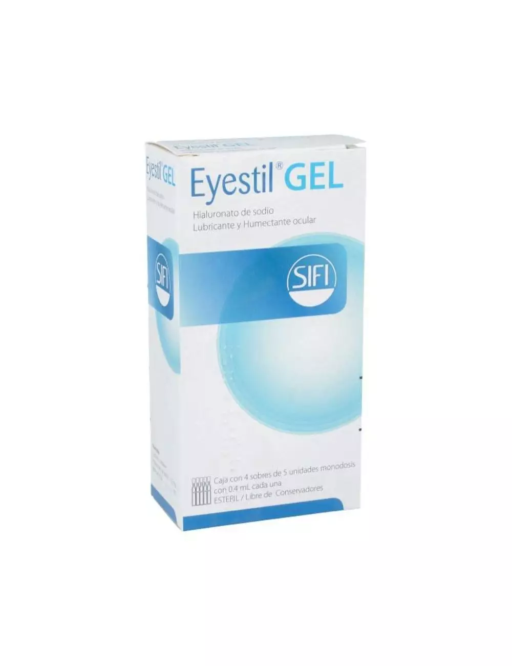 Eyestil Gel Con 4 Sobres Con 5 Unidades 4 mL c/u