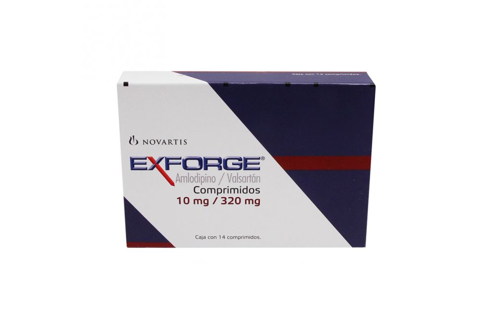 Exforge 10mg / 320mg Caja Con 14 Comprimidos
