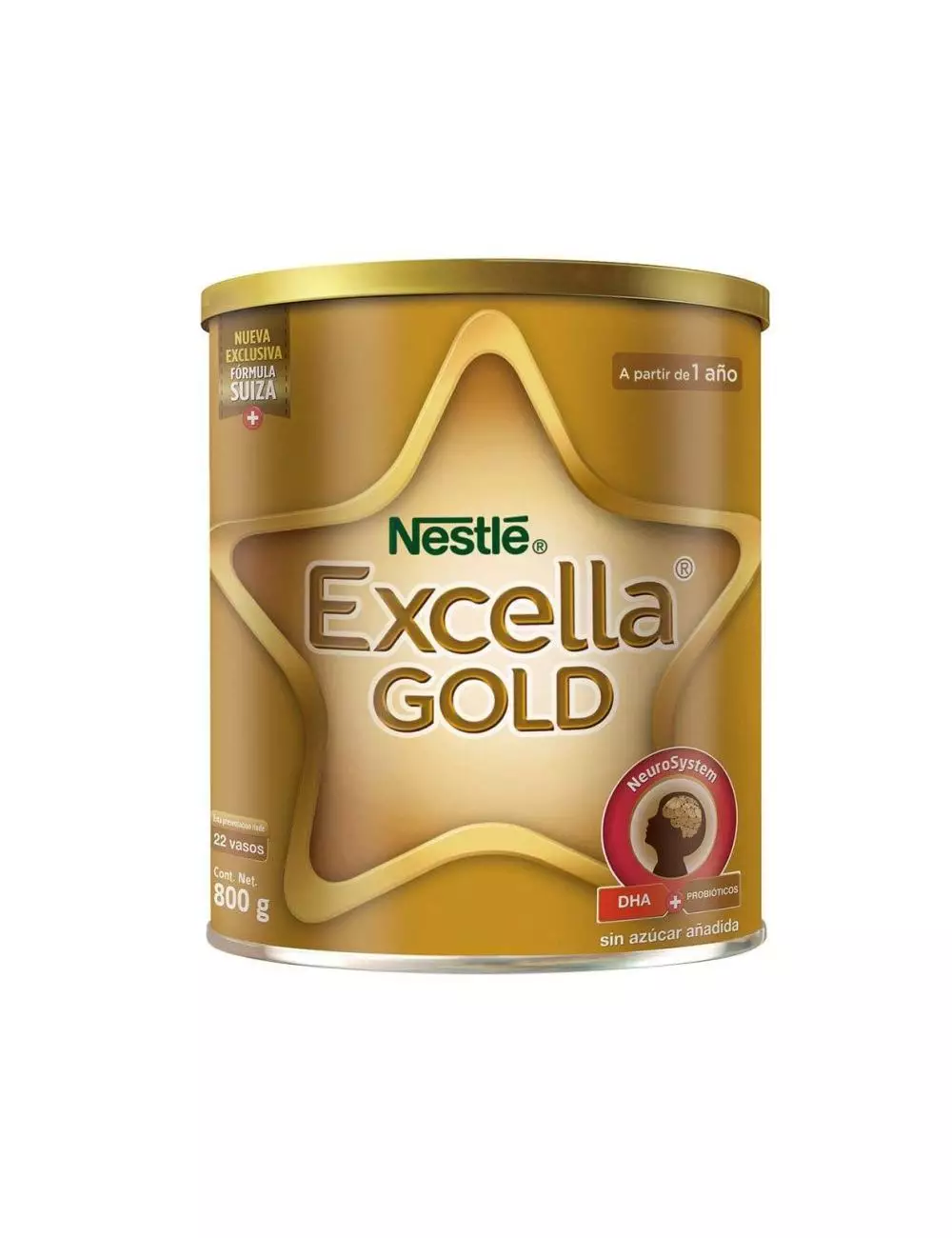 Excella Gold Lata Con 800 g