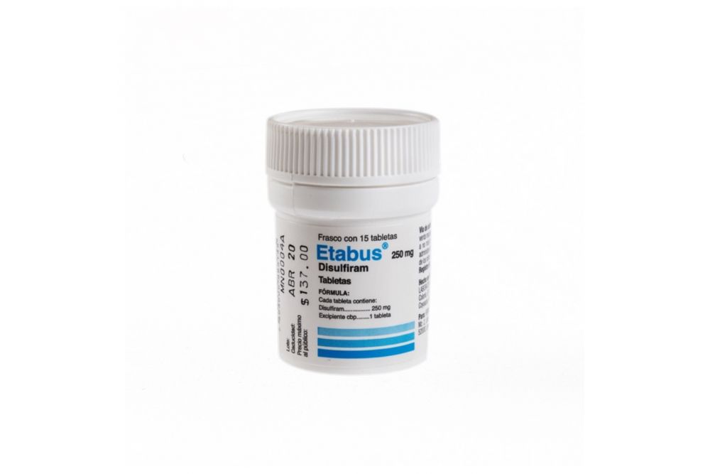 Etabus 250 mg Frasco Con 15 Tabletas