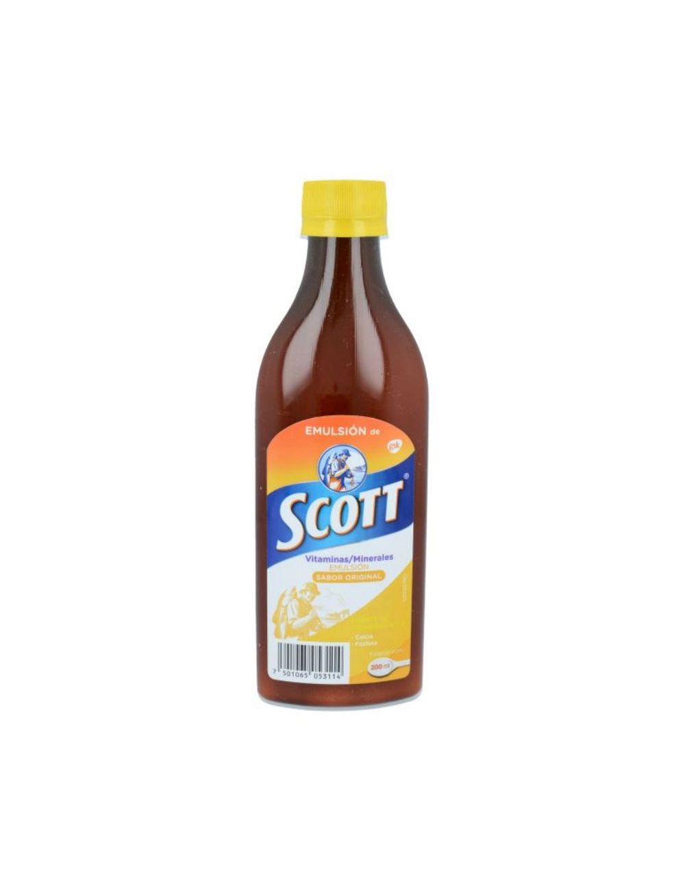 Emulsión De Scott Botella Con 200mL Sabor Original