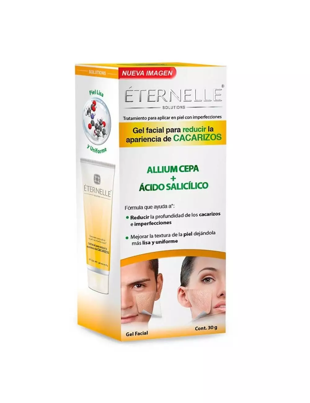Dermonú Gel Facial Cacarizos Caja Con 30 g