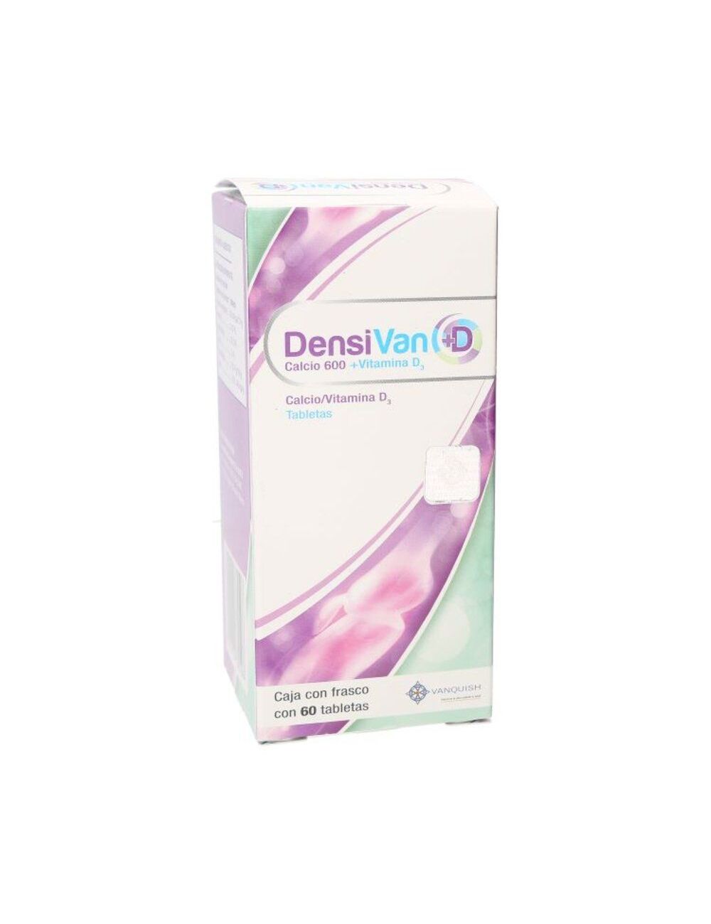 DensiVan Calcio 600 + Vitamina D3 Caja Con 60 Tabletas DensiVan Calcio 600 + Vitamina D3 Caja Con 60 Tabletas