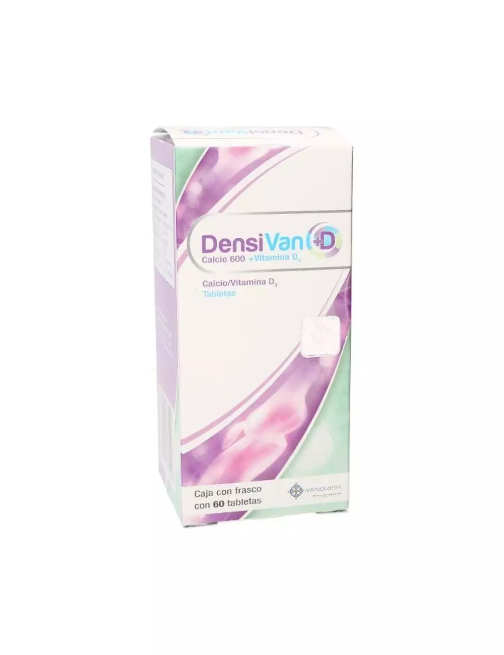 DensiVan Calcio 600 + Vitamina D3 Caja Con 60 Tabletas