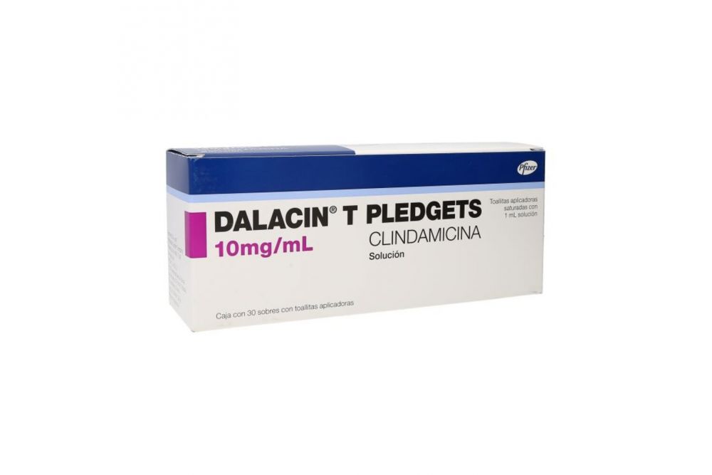 Dalacin T Pledgets Solución 10 mg/mL Caja Con 30 Sobres