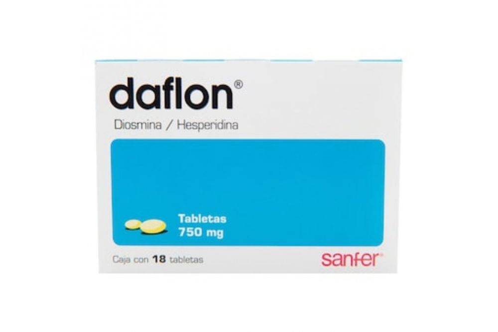 Daflon 750 mg Caja Con 18 Tabletas