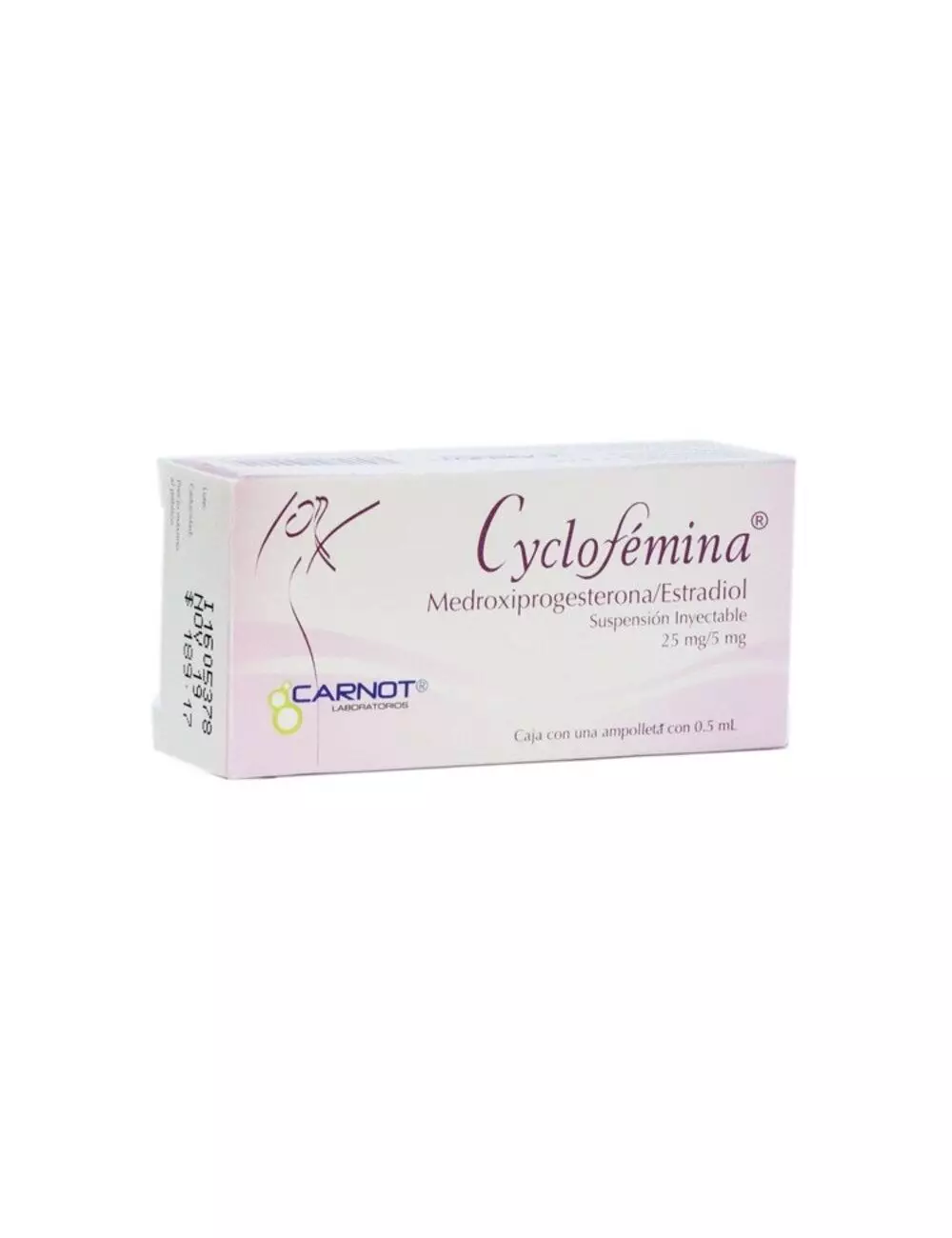 Cyclofemina 25mg/5mg Suspensión Inyectable Caja Con Ampolleta