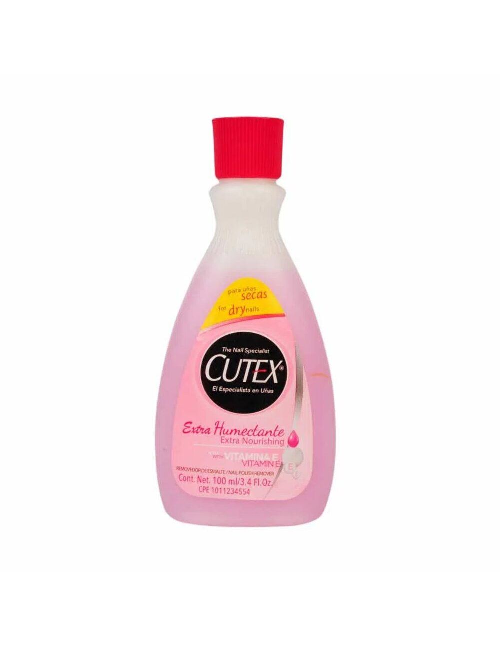 CUTEX Extra Humectante Quita Esmalte Botella Con 100mL CUTEX Extra Humectante Quita Esmalte Botella Con 100mL