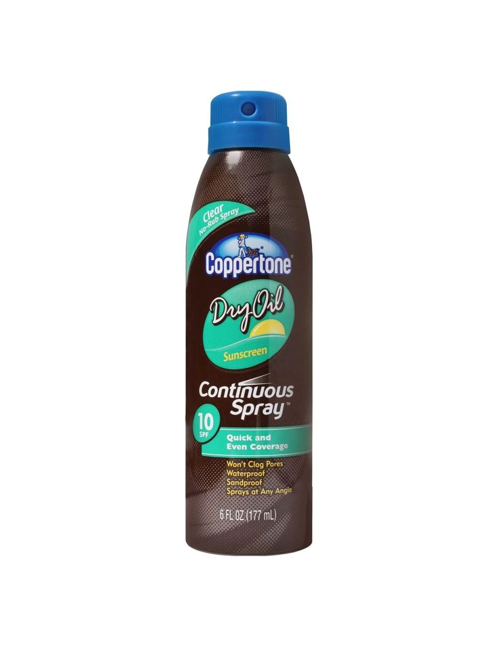 Coppertone Dry Oil Solución  FPS10 Botella Con 177mL