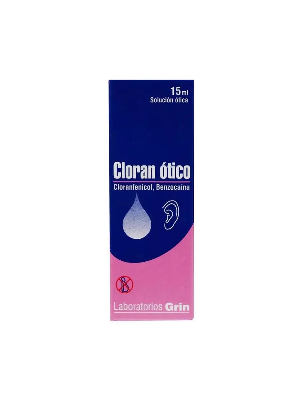 Cloran Otico Caja Con Frasco Gotero Con 15 mL