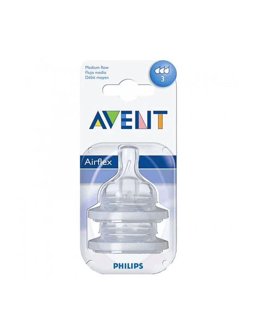 Chupón Avent Fuido Medio Para Bebés De 3+ Meses Chupón Avent Fuido Medio Para Bebés De 3+ Meses