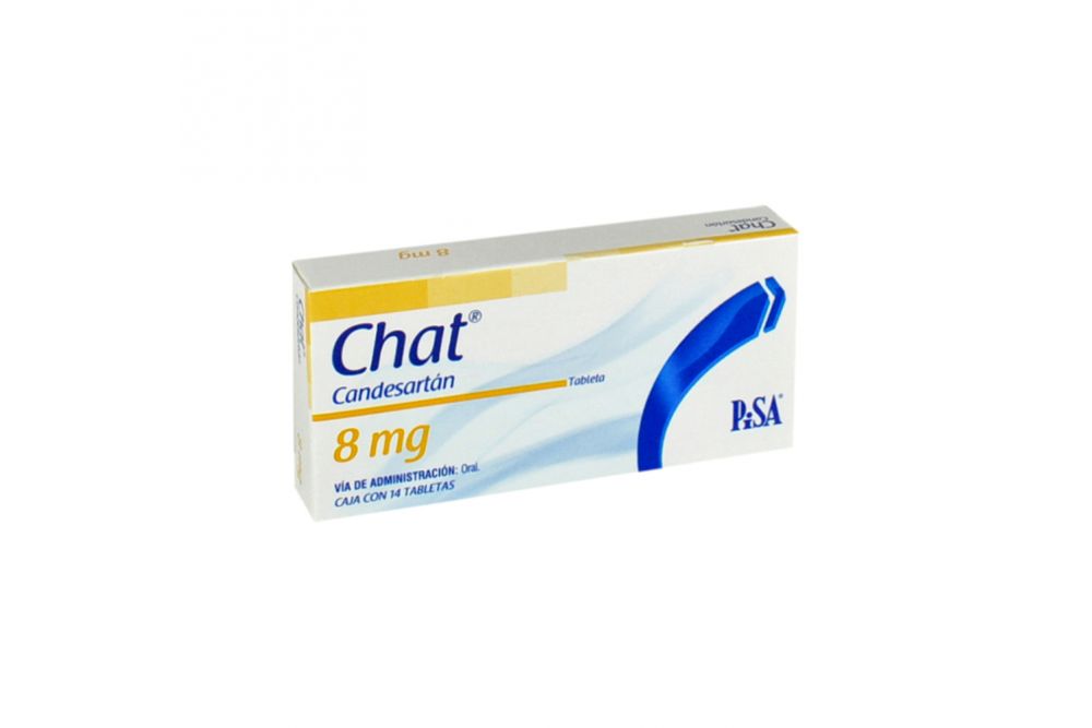 Chat 8 mg Caja Con 14 Tabletas