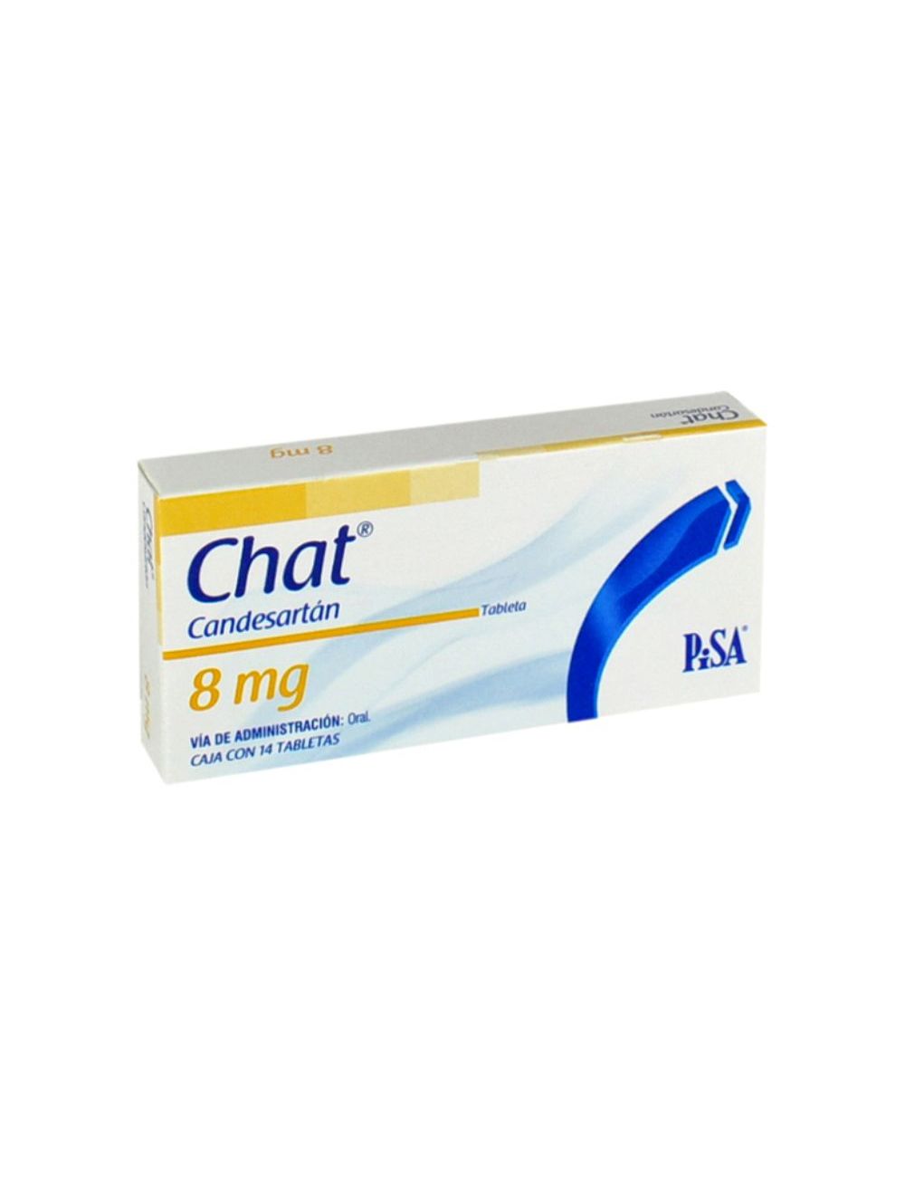 Chat 8 mg Caja Con 14 Tabletas