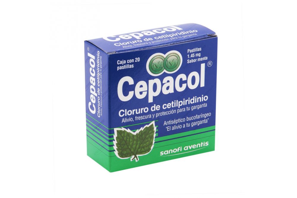 Cepacol 1.45 mg Caja Con 20 Pastillas