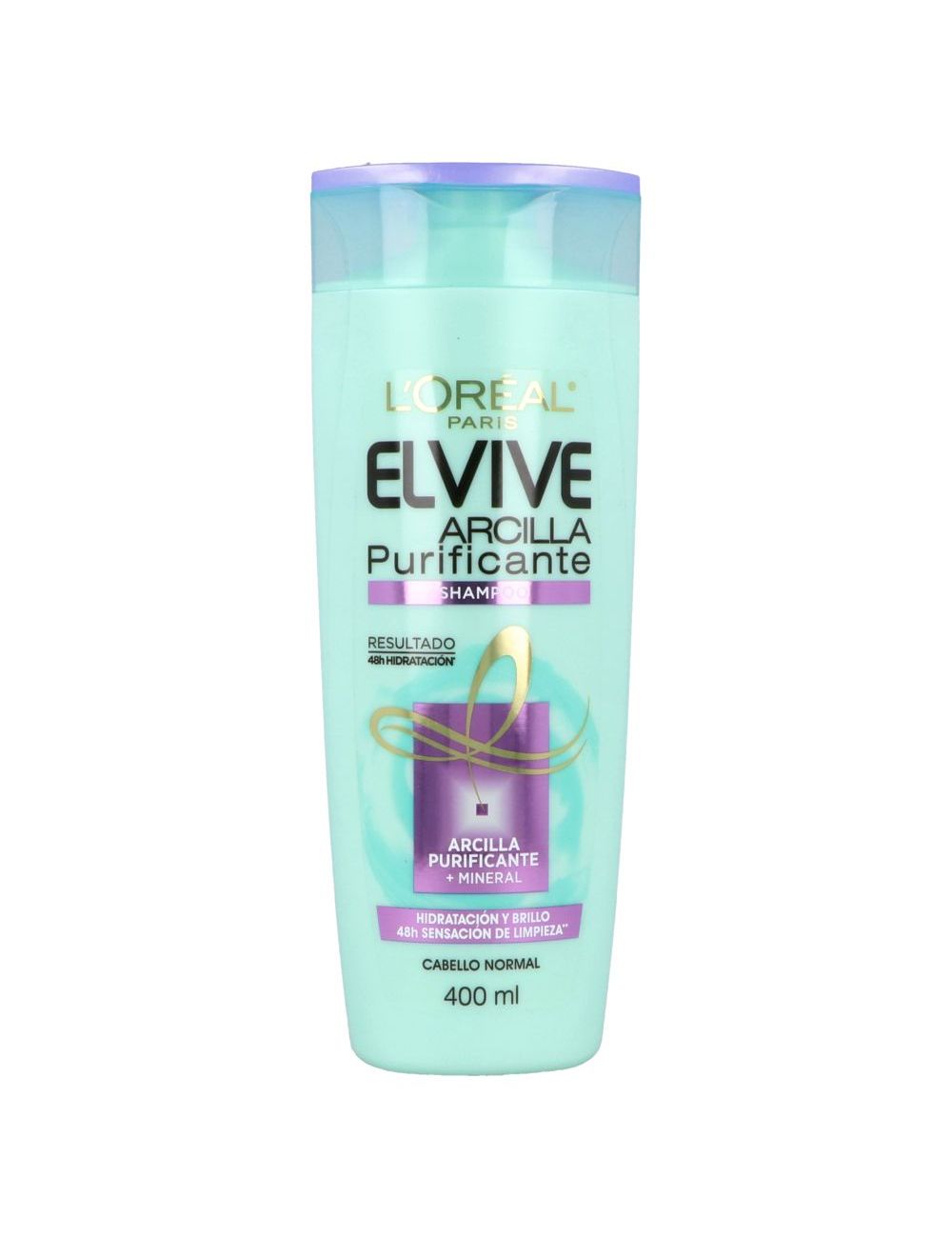 Shampoo Elvive Arcilla Purif 400 ml.