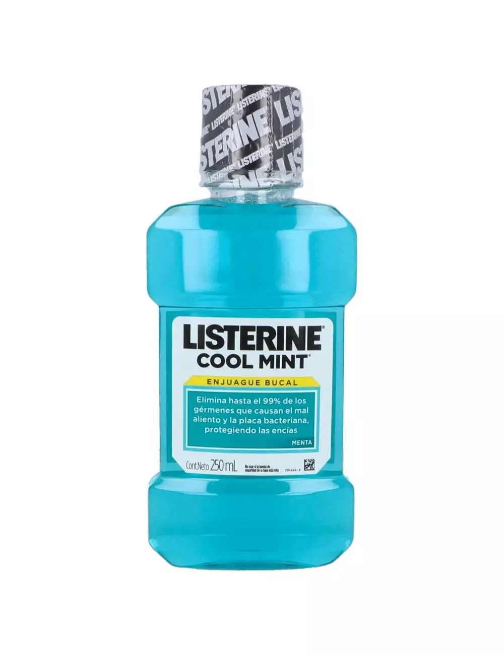 Listerine Cool Mint Antiséptio Bucal Botella Con 250 mL