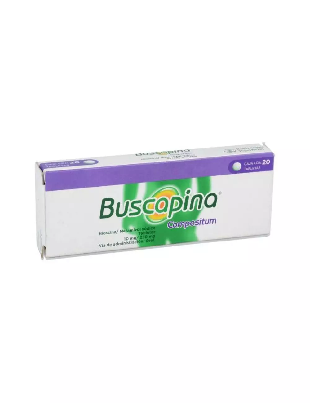 Buscapina Compositum 10 mg / 250 mg Caja Con 20 Tabletas