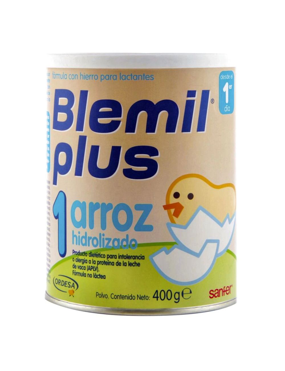 Blemil Plus 1 Arroz Hidrolizado Lata 400 Gr - Farmacia Online Barata Liceo.  Envíos 24/48 Horas.