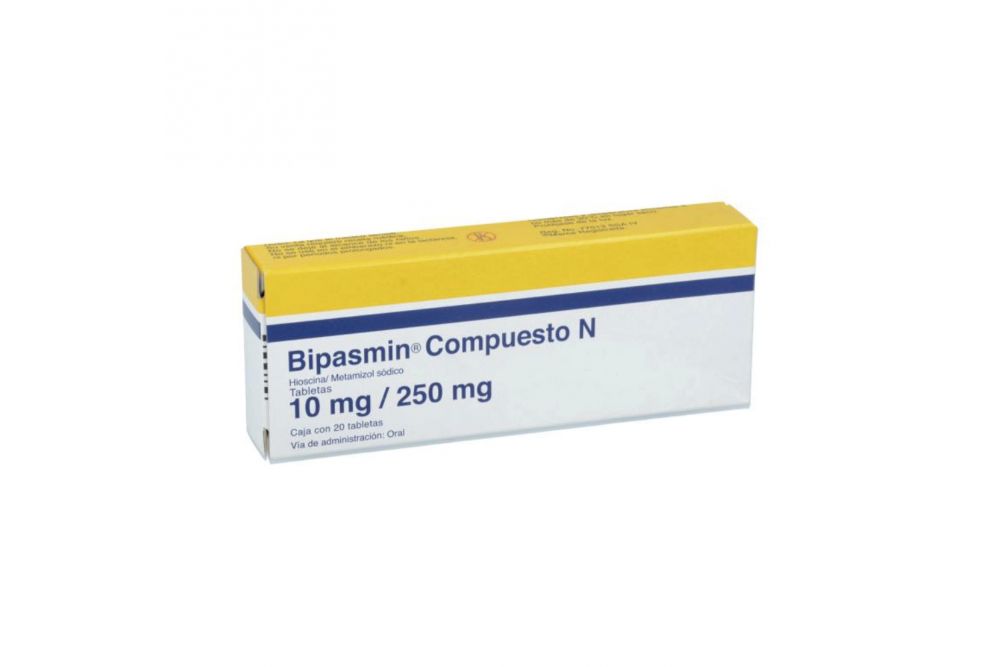 Bipasmin Compuesto N 10mg/250mg Caja Con 20 Tabletas