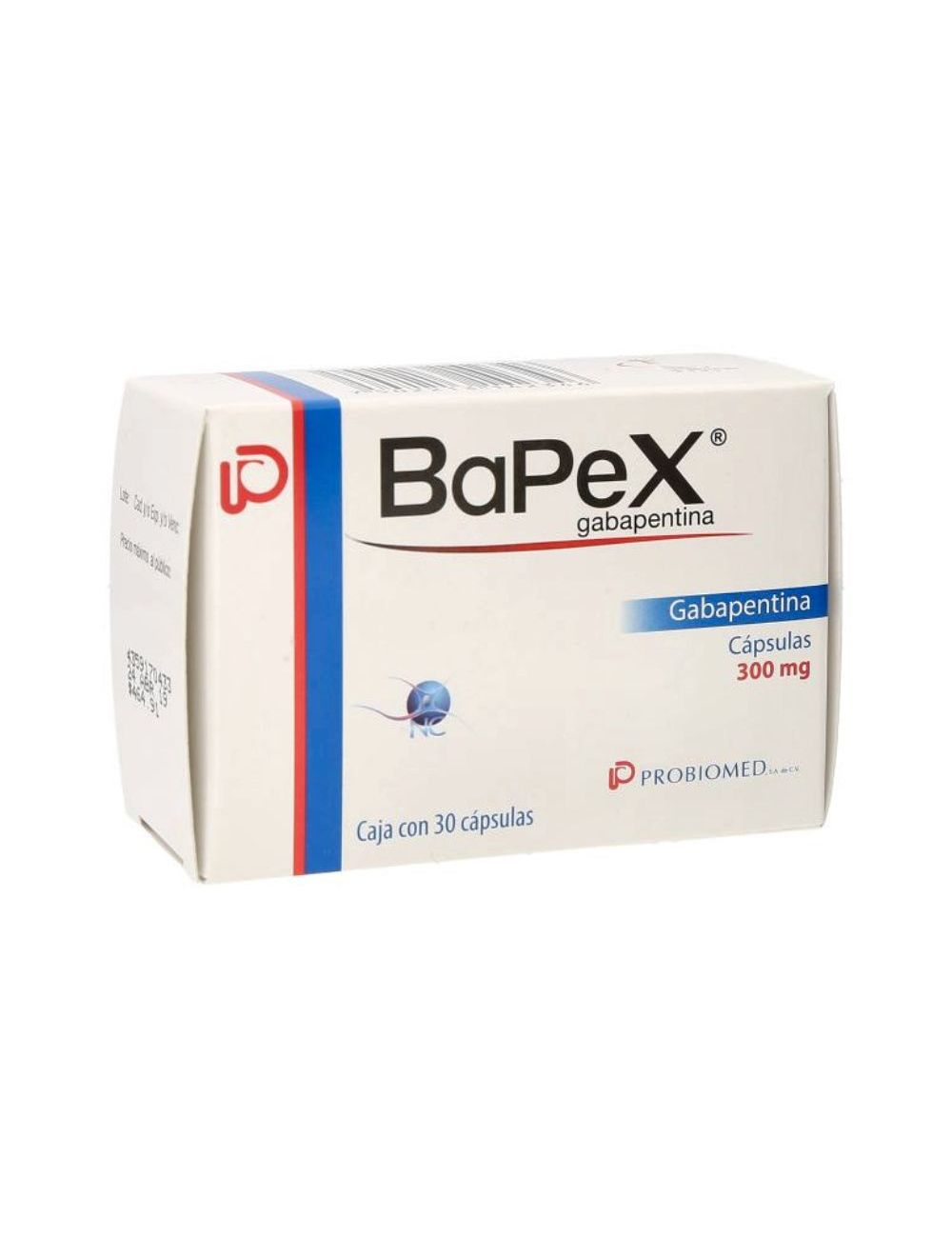 Bapex 300 mg Caja Con 30 Cápsulas