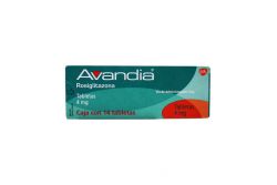 Avandia 4 mg Caja Con 14 Tabletas