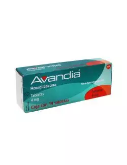 Avandia 4 mg Caja Con 14 Tabletas