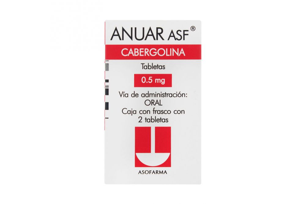 Anuar ASF 0.5 mg Caja con Frasco con 2 Tabletas
