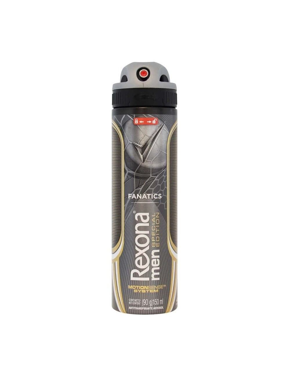 Antitranspirante Rexona Men Fanatics En Aerosol Envase Con 150 mL