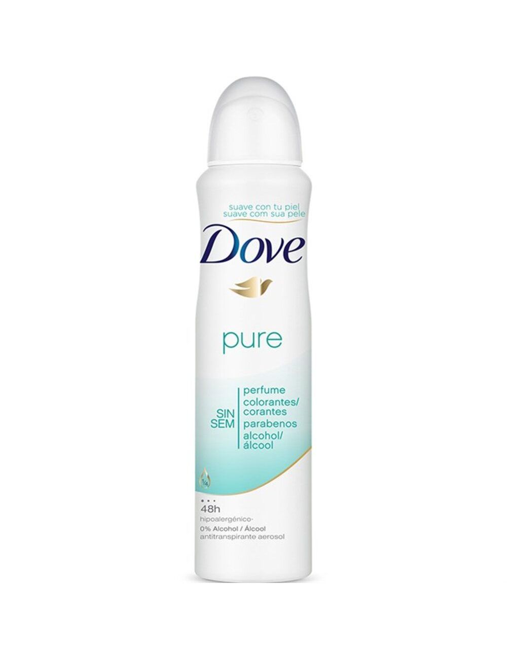 Antitranspirante Dove Pure Aerosol Envase Con 150 mL