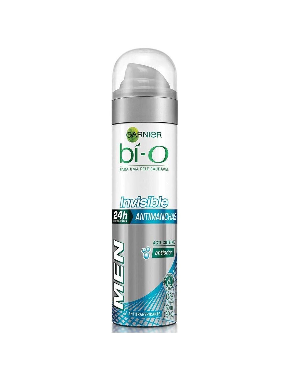 Antitranspirante Bi-O Invisible En Aerosol Para Hombre Envase Bote Con 150 mL
