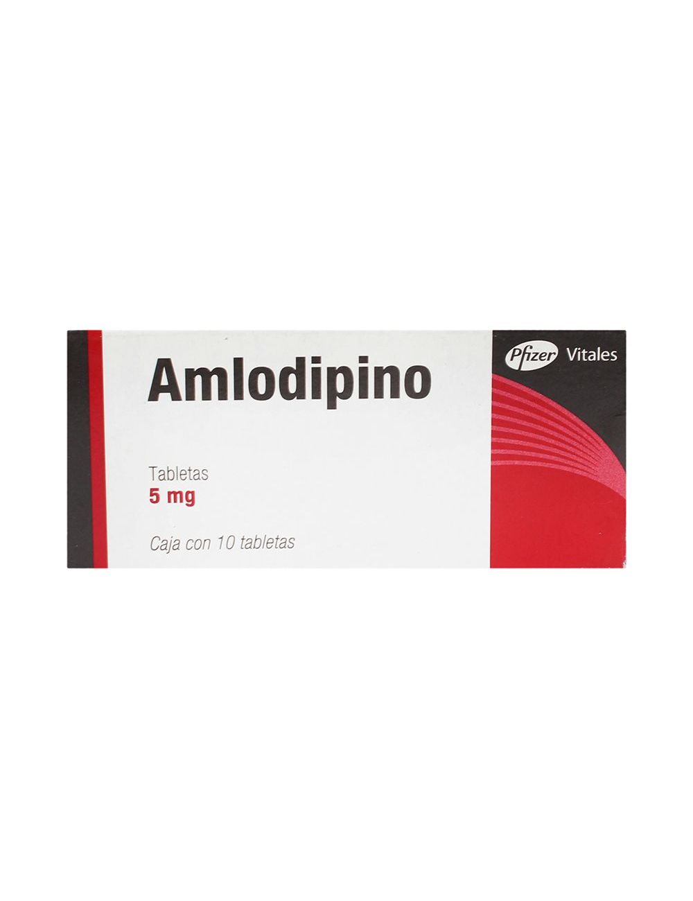 Amlodipino 5mg Caja Con 10 Tabletas