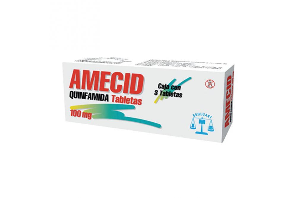 Amecid 100 mg Con 3 Tabletas