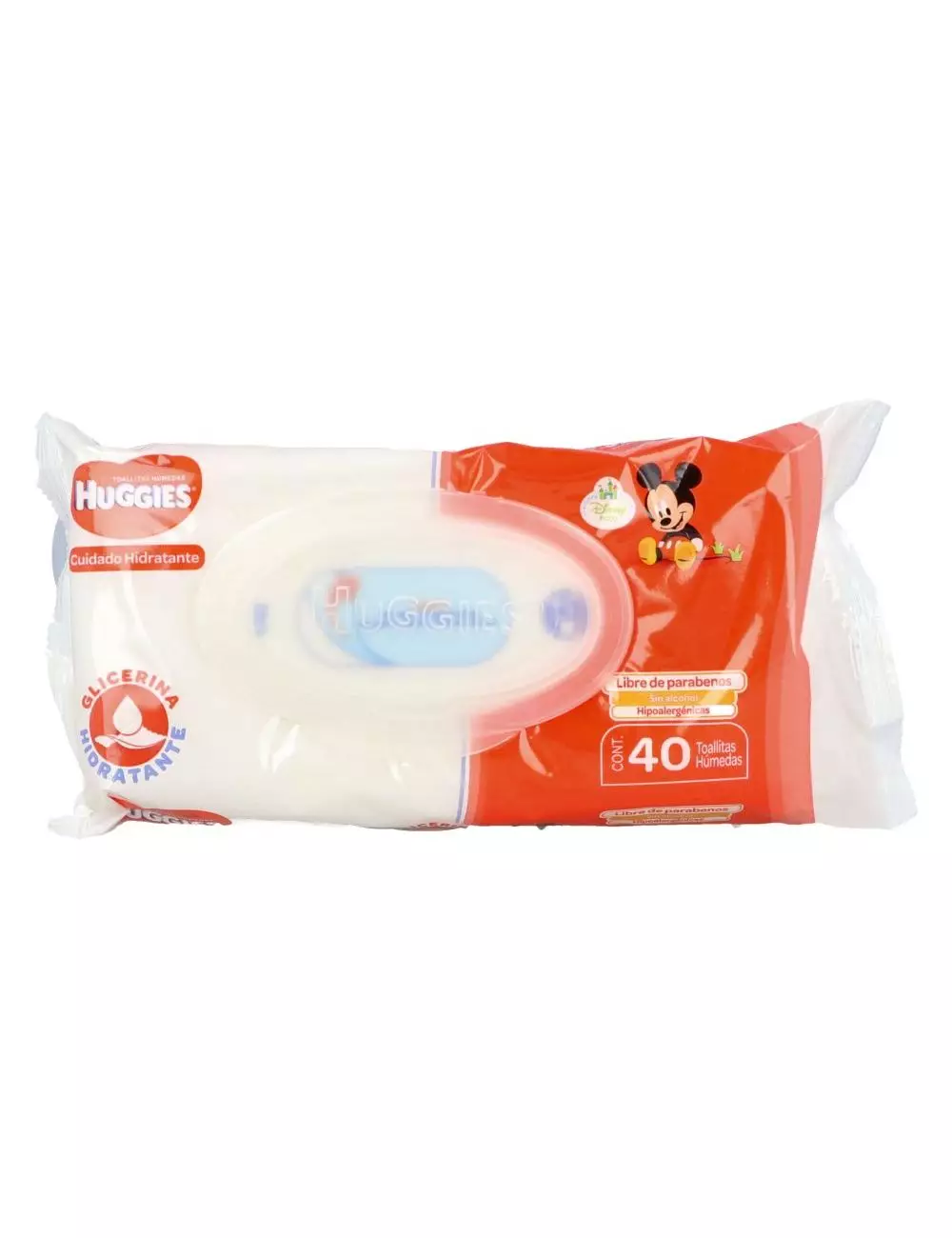 Huggies Porta Toallitas Húmedas Cuidado Hidratante, 40 Toallitas