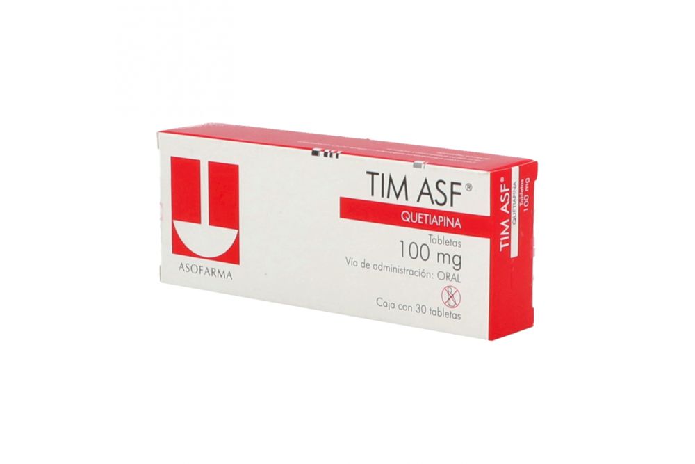 Tim Asf 100 mg Caja Con 30 Tabletas