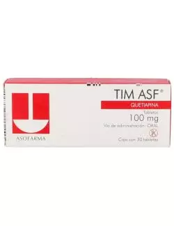 Tim Asf 100 mg Caja Con 30 Tabletas